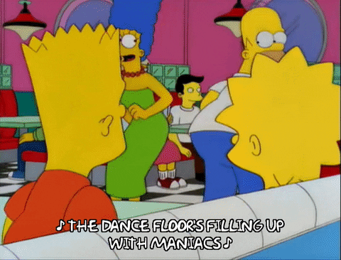 homer belly dancing