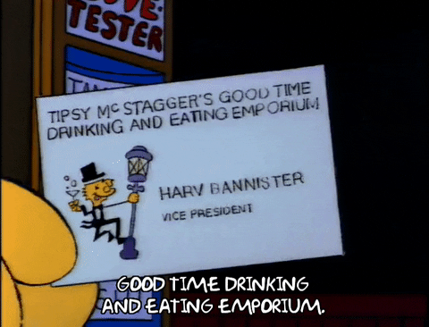 The Simpsons season 3 episode 10 eating drinking