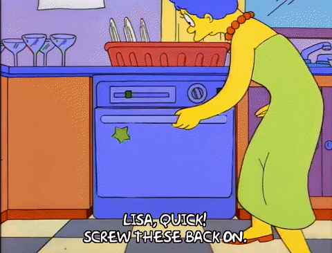 marge simpson cleaning gif find share on giphy