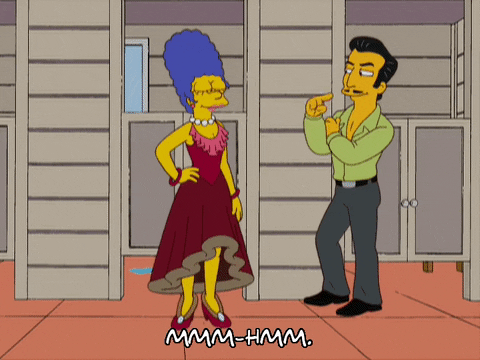 Gesturing Marge Simpson GIF - Find & Share on GIPHY