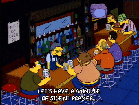 The Simpsons season 4 episode 11 moe szyslak drinking