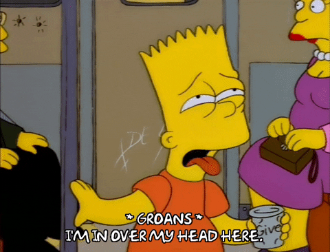 bart simpson one hand clapping gif