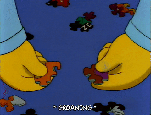 The Simpsons, puzzling issue.