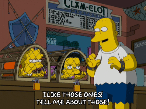 Talking Lisa Simpson GIF