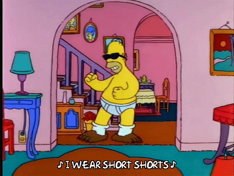 Image result for who wears short shorts gif