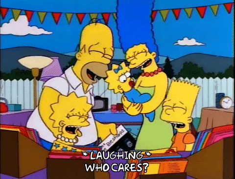 Homer Simpson Laughing GIF Find Share On GIPHY