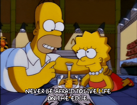  Homer and Lisa Simpson