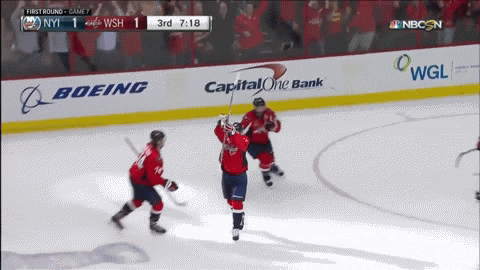 Happy Hockey GIF by Capitals - Find & Share on GIPHY