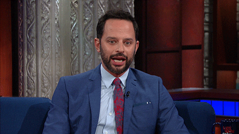 Nick Kroll What GIF by The Late Show With Stephen Colbert - Find & Share on GIPHY