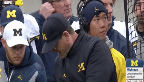 Go Blue Michigan Football GIF by ESPN College Football - Find & Share on GIPHY
