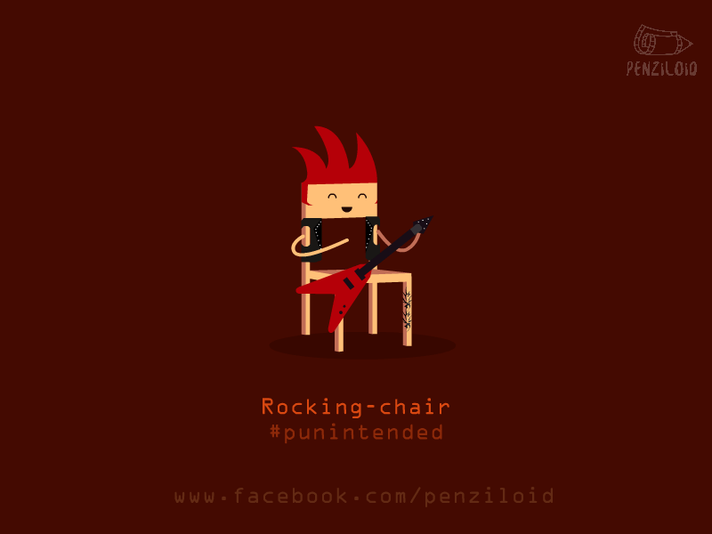 literally a rocking chair gifs