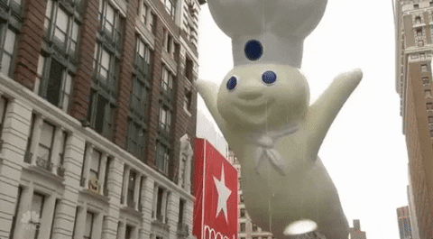 Pillsbury Doughboy GIF by The 90th Macy’s Thanksgiving Day Parade