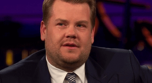 The Late Late Show with James Corden sad crying tears james corden