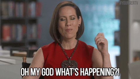 Miriam Shor What GIF by YoungerTV