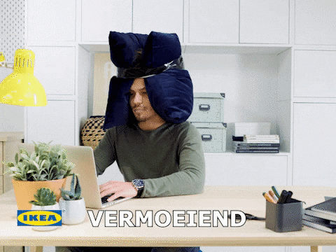 Sleepy Work GIF by IKEA Nederland