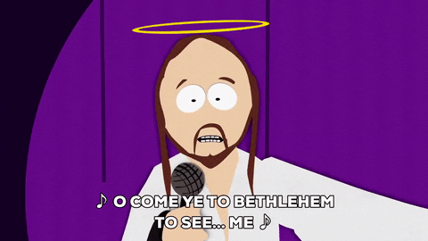 Jesus Singing GIF by South Park - Find & Share on GIPHY