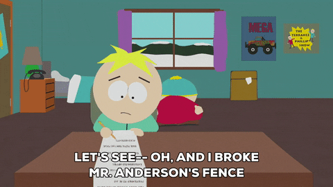 Cartman book report image