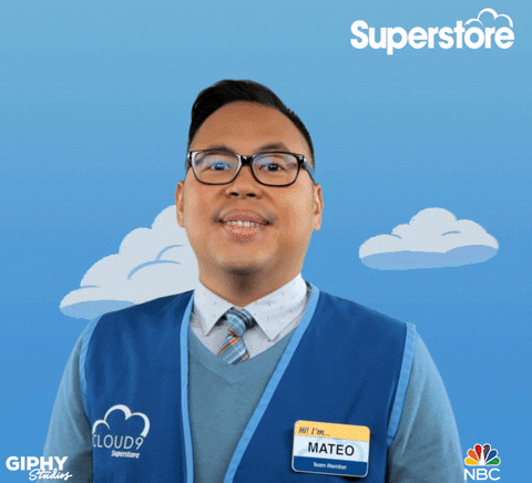 Nico Santos Hello GIF by Superstore