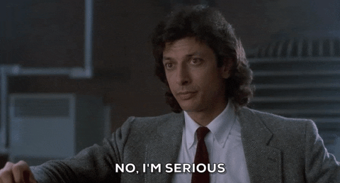 Im Serious Jeff Goldblum GIF - Find & Share on GIPHY