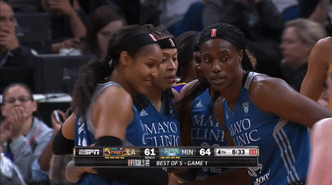Group Hug Huddle GIF by WNBA - Find & Share on GIPHY
