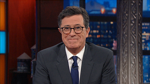 Stephen Colbert Laughing GIF by The Late Show With Stephen Colbert ...