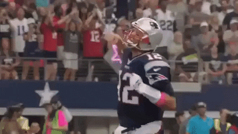 Excited New England Patriots GIF
