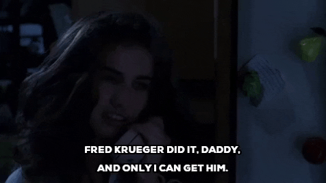 A Nightmare On Elm Street Horror GIF