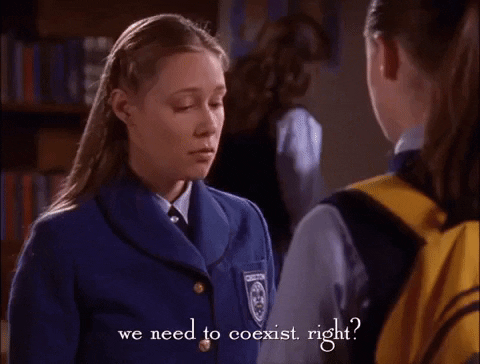 coexist season 2 gif by gilmore girls  - find & share on giphy