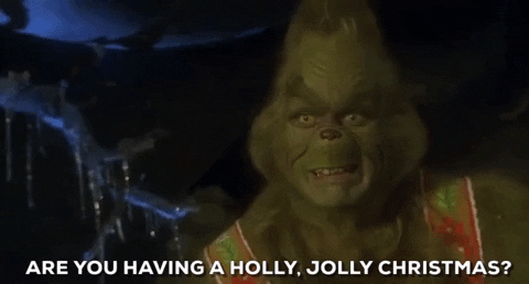 The Grinch stating 