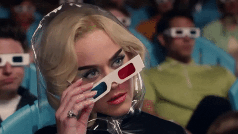Katy Perry music video katy perry chained to the rhythm 3d glasses GIF