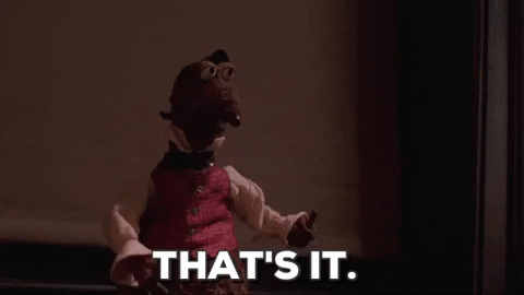 Were Done Here The Muppet Christmas Carol GIF - Find & Share on GIPHY