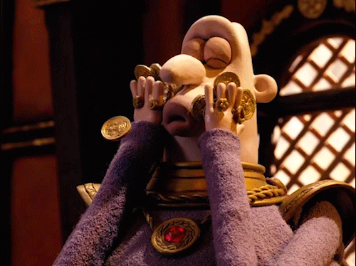 Money Gold GIF by Aardman Animations - Find & Share on GIPHY