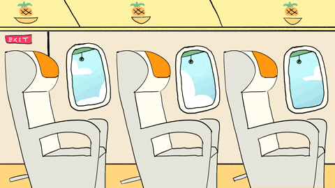Airplane Flight GIF by GIPHY Studios Originals - Find & Share on GIPHY