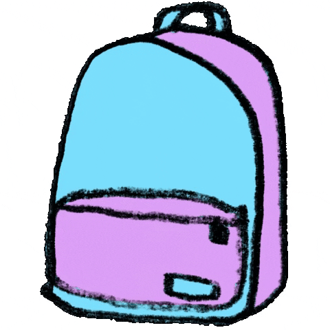 Resultado de imagen para school backpack gif