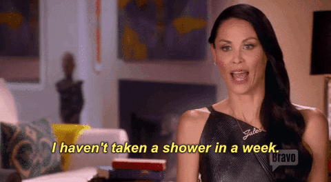 rhony shower real housewives of new york city real housewives of nyc jules wainstein
