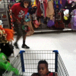 Scare A Baby in funny gifs