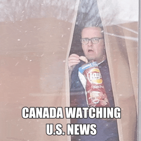 Canada watching US news