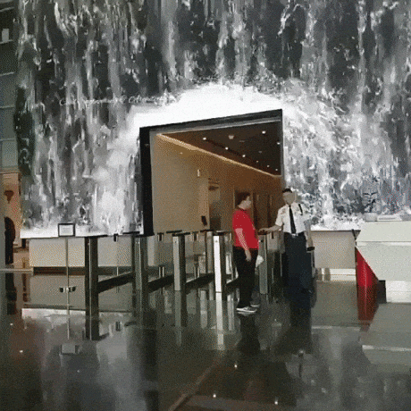 Waterfall simulation looks cool in wow gifs
