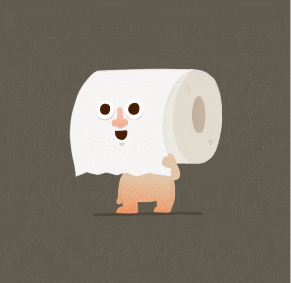 Toilet Paper Lol GIF by xxiyaa