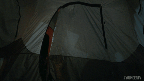 acampamento na sala