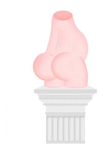 sofiahydman ass flowers butt sculpture