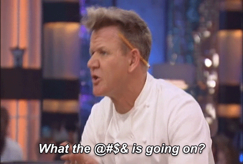 Gordon Ramsay Wtf GIF by Hell's Kitchen - Find & Share on GIPHY