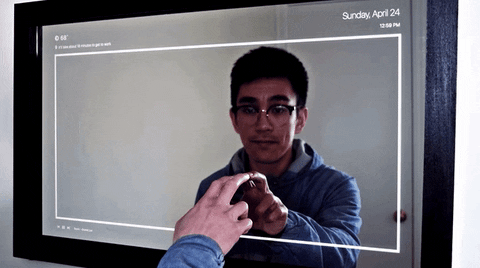 smart mirror animated GIF