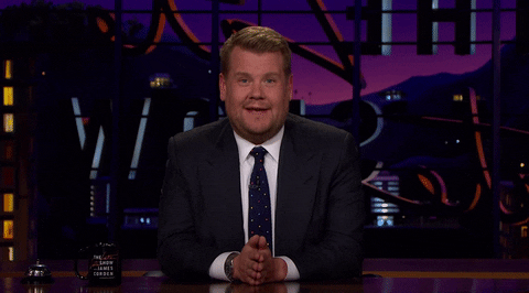 The Late Late Show with James Corden james corden salute saluting