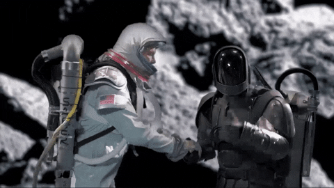 Risultati immagini per astronauts gif