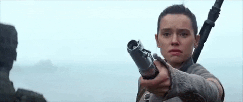 Rey returns Luke's lightsaber