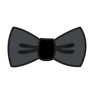 Bow Tie Suit Sticker by WeddingWire for iOS & Android | GIPHY