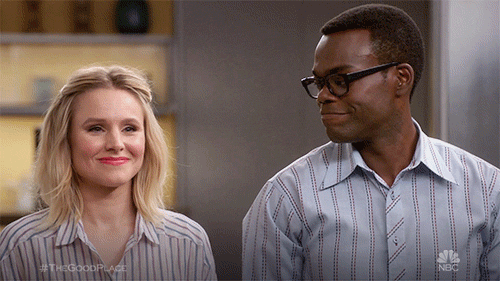 Image result for the good place chidi eleanor