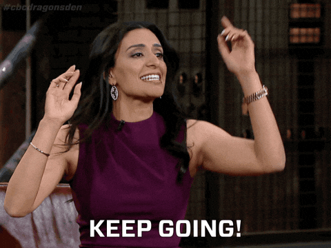 Keep Going Dragons' Den GIF by CBC - Find & Share on GIPHY