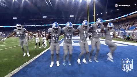 Detroit Lions Dancing GIF by NFL - Find & Share on GIPHY